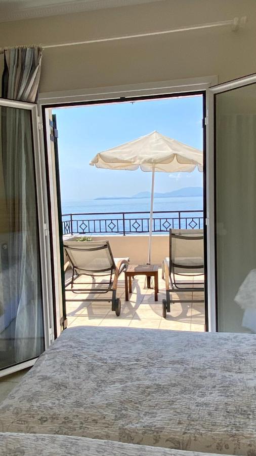 Beach Villa Aetos Kaminaki Nissaki ニサキオン エクステリア 写真